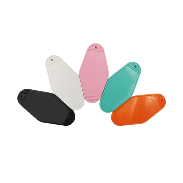 Color Custom Plastic Hotel Diamond Keychain