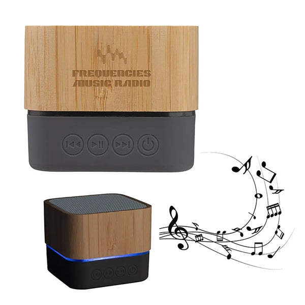 Portable Bamboo Bluetooth Speaker