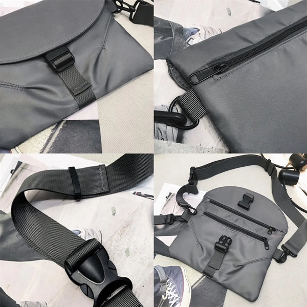 Casual Fashion Solid Color Waterproof Phone Pouch Fan