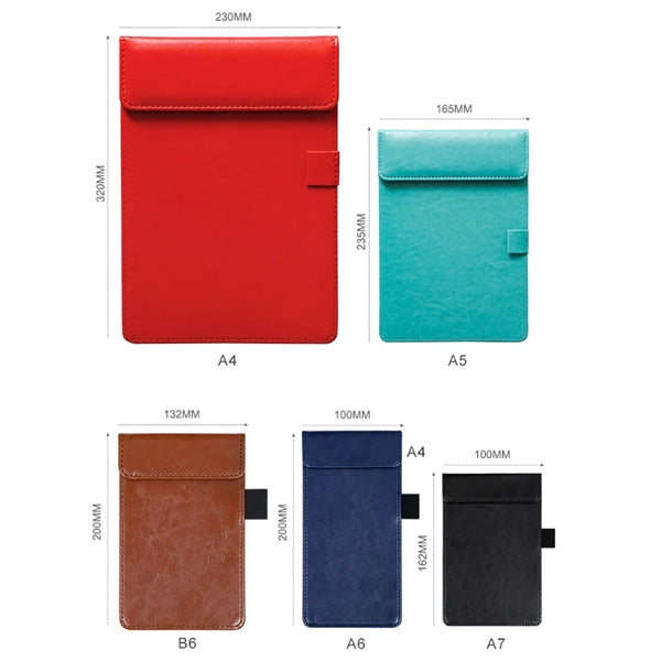 A7 Clipboard Pu Leather Restaurant Hotel Menu Folder