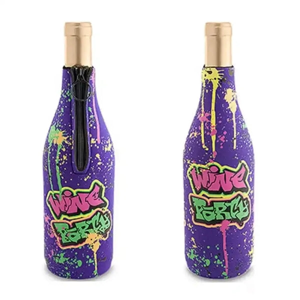 Neoprene Wine Bag with Zipper