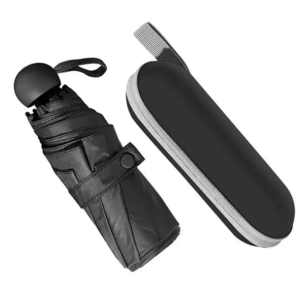 Small Mini Folding Compact Umbrella with Case