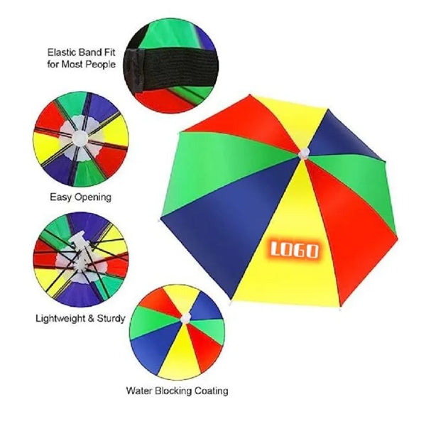 Outdoor Headwear Umbrella Hat