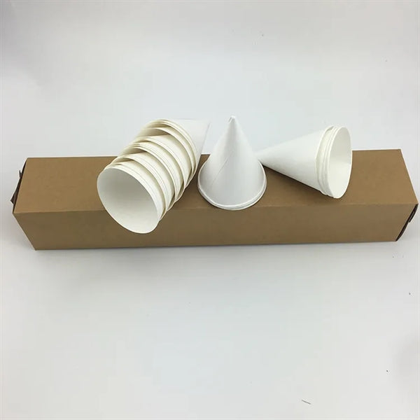 3.7oz Hotel Airport Office Disposable Paper Cone Cup