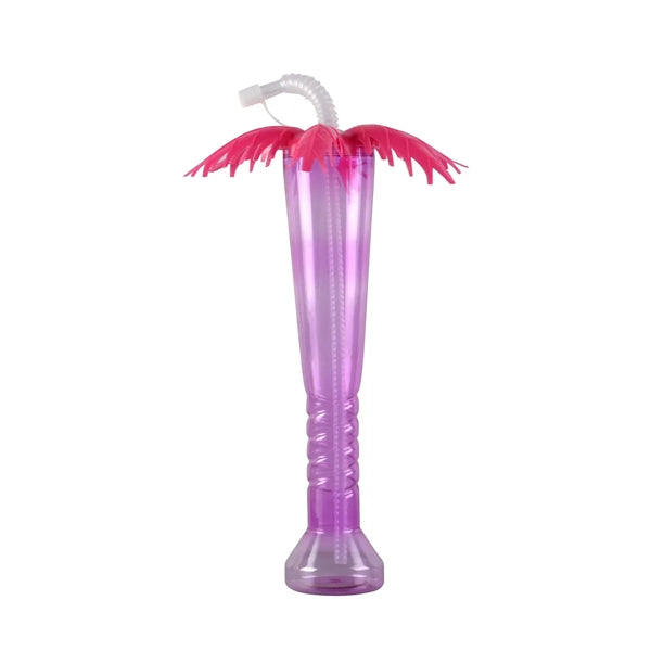 16oz Palm Tree Plastic Yard Glasses