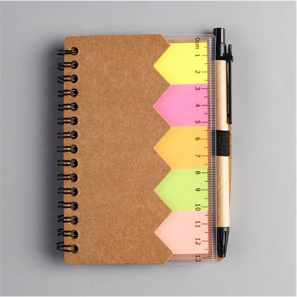 Eco-Friendly Pocket Complete Set Notebook with Ruler