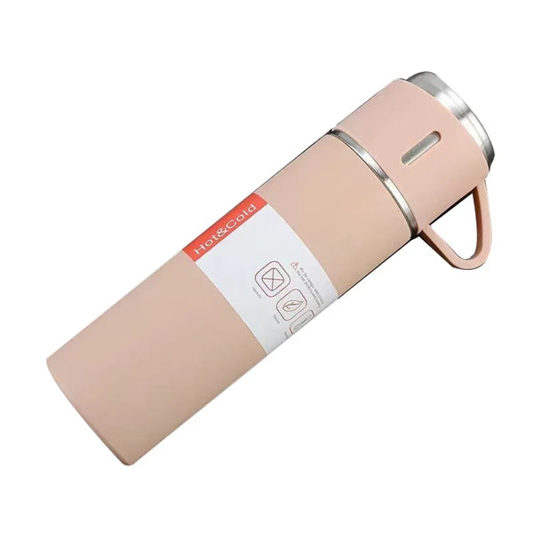 Stainless Steel 17OZ Vacuum Insulated Bottle with Cup