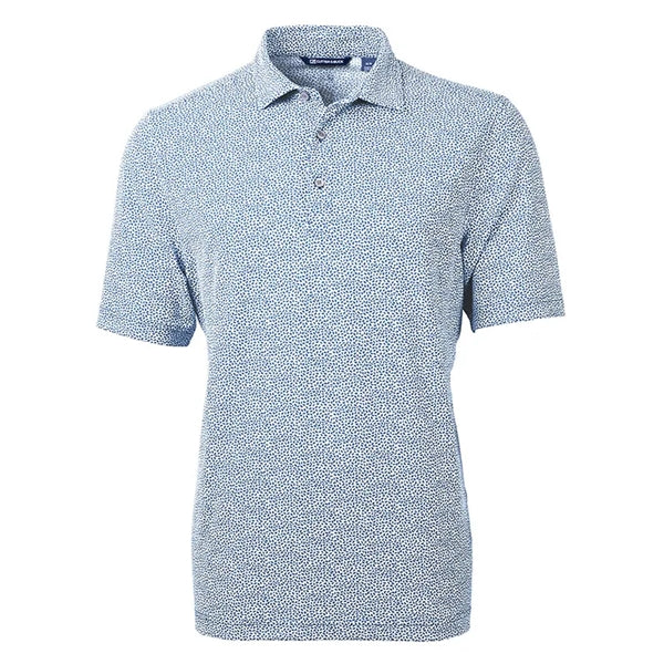 Cutter & Buck Virtue Eco Pique Botanical Print Recycled Polo