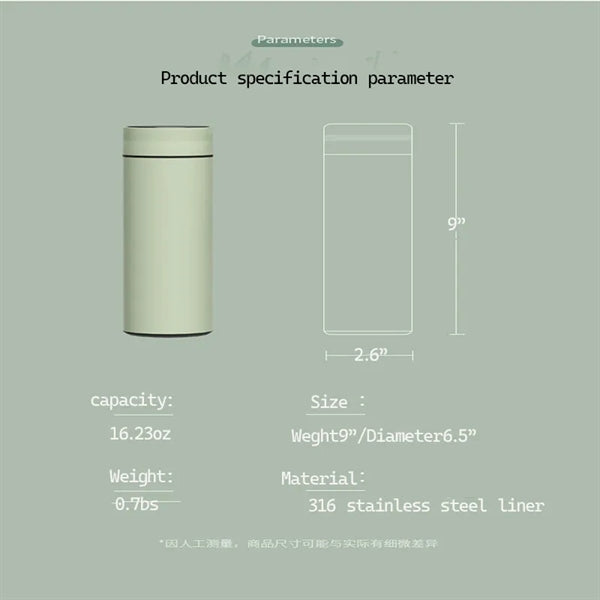 Smart Thermos Water Bottle