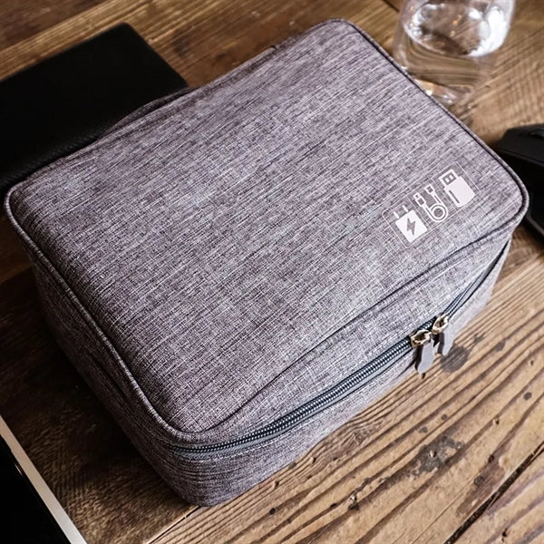 Electronics Travel Cable Organizer Bag Waterproof Portable
