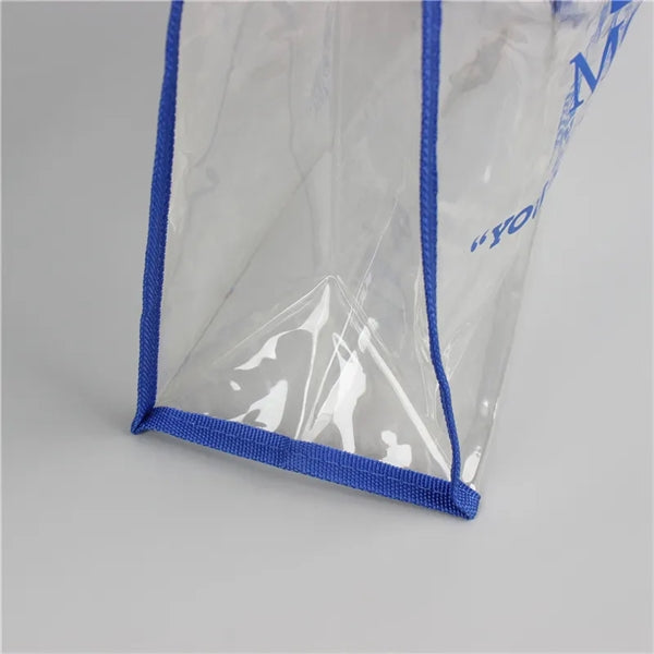 PVC Vinyl Clear Shopping Tote Stadium Bags