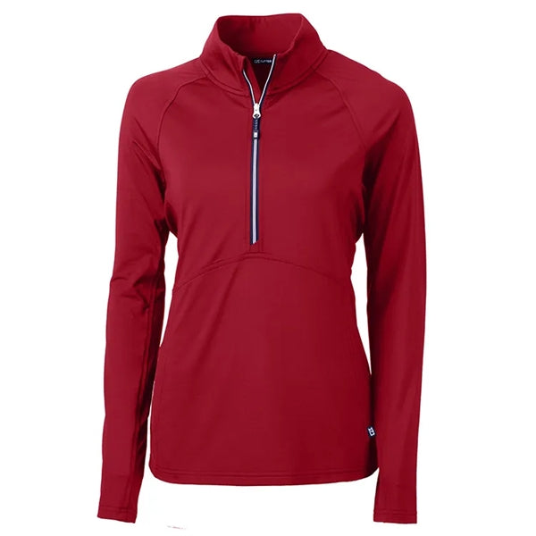 Cutter & Buck Ladies Adapt Eco Knit Stretch Pullover