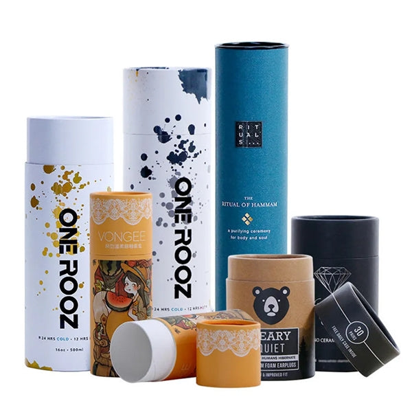 Full Color Imprint Round Gift Box Wine Bottle