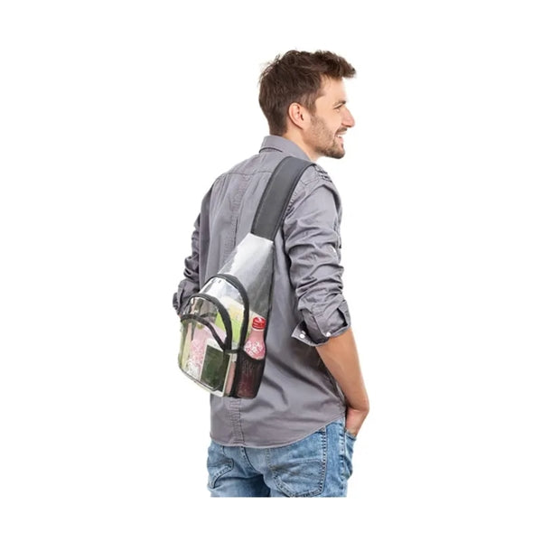 Outdoor large capacity fashionable sports transparent PVCbag