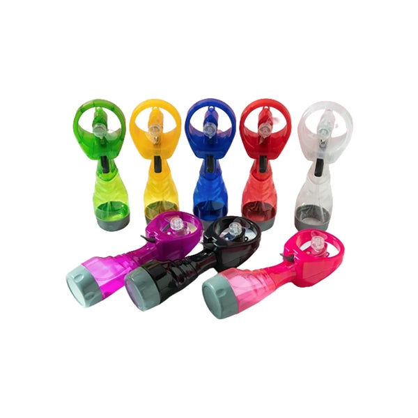 Plastic Spray Water Handheld Battery Powered Misting Fan