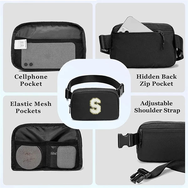 Unisex Mini Belt Bag with Adjustable Strap Small Fanny Pack