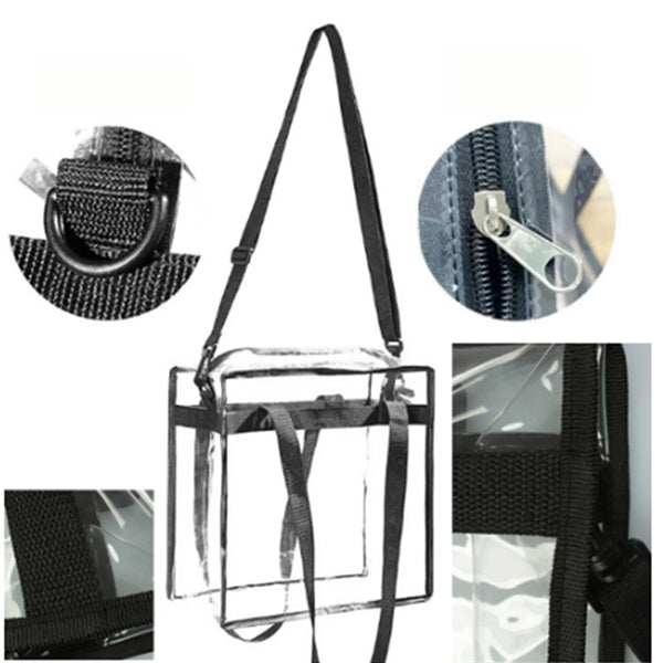 Clear PVC Tote Bags with Zipper
