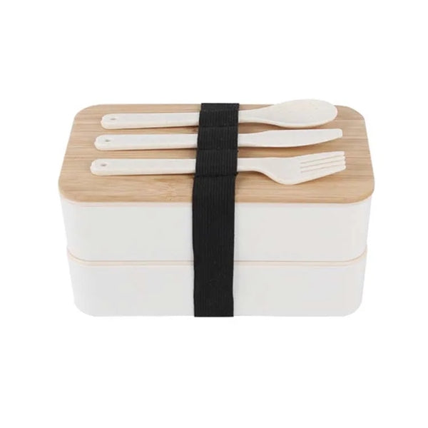 Bamboo Lid Lunch Box Thermal Bento Box
