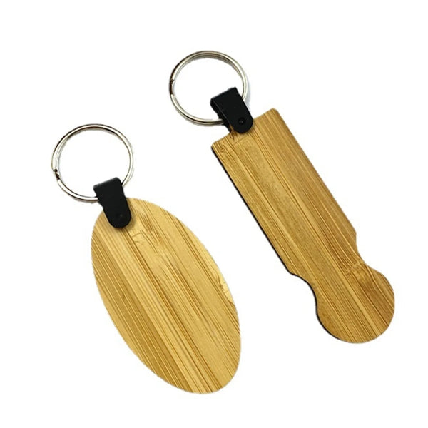 Shape Bamboo Key Pendant