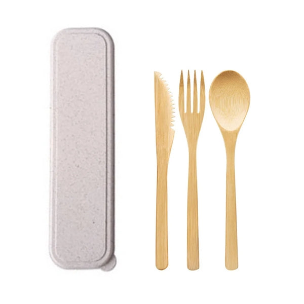Eco-friendly 4-piece Bamboo Cutlery Set
