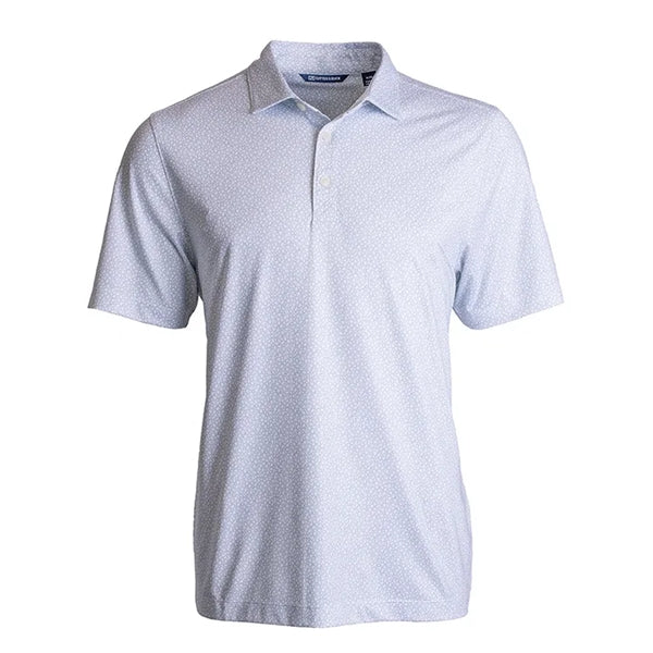 Cutter & Buck Pike Eco Pebble Print Stretch Recycled Polo