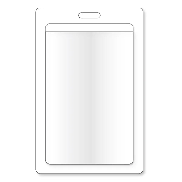 Luggage Tag with Clear Adhesive Pocket