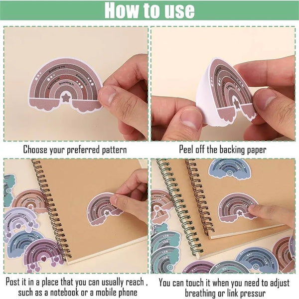 Calm Stickers/Decals for Anxiety Sensory Stickers Relieve Ad