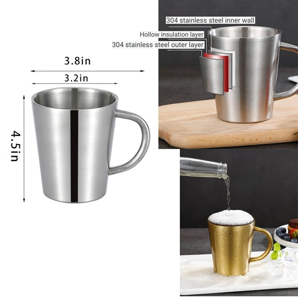 Double Layer Stainless Steel Cup