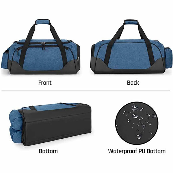 Waterproof Travel Duffel with Built-in 6-Can Cooler