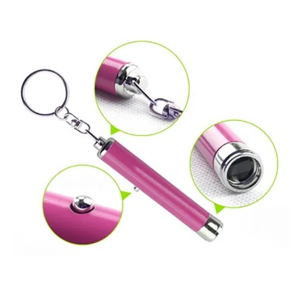 Projector Flashlight With Keychain