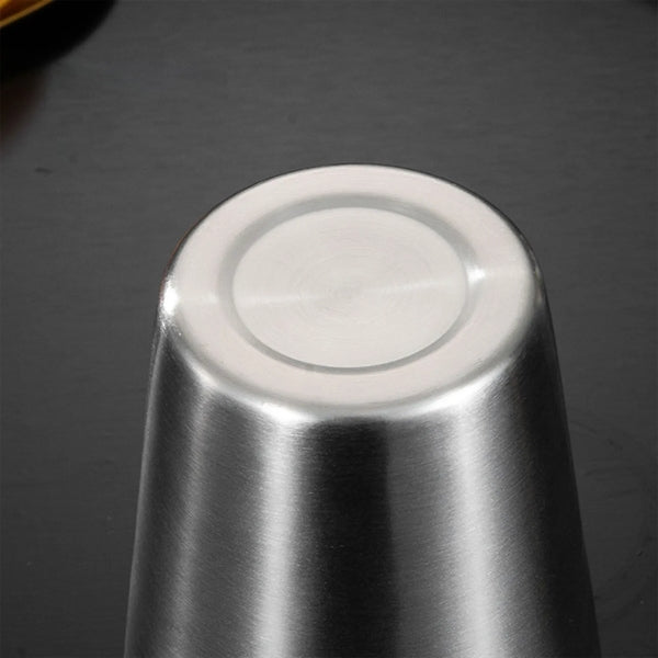 Stainless steel double deck water cup