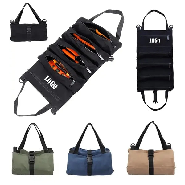 Hanging Tool Organizer Carrier Tote Roll Up Kit Bags