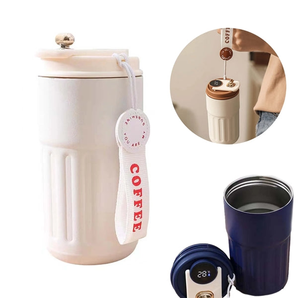 Coffee Thermos With Temperature Display