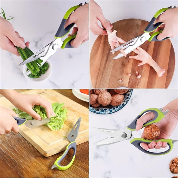 Multifunction Kitchen Scissors With Magnetic Holder