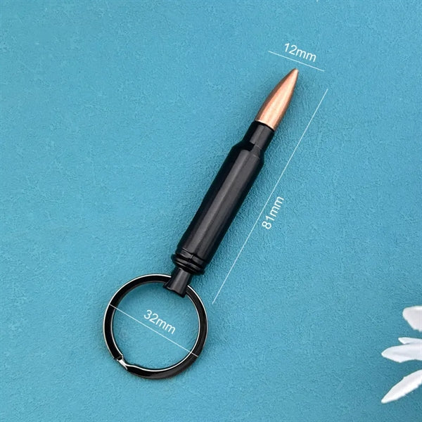 Metal Bullet Bottle Opener Key Chain