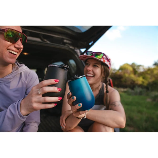 12OZ Three-Layer Stainless Steel Egg Shell Cup with Lid