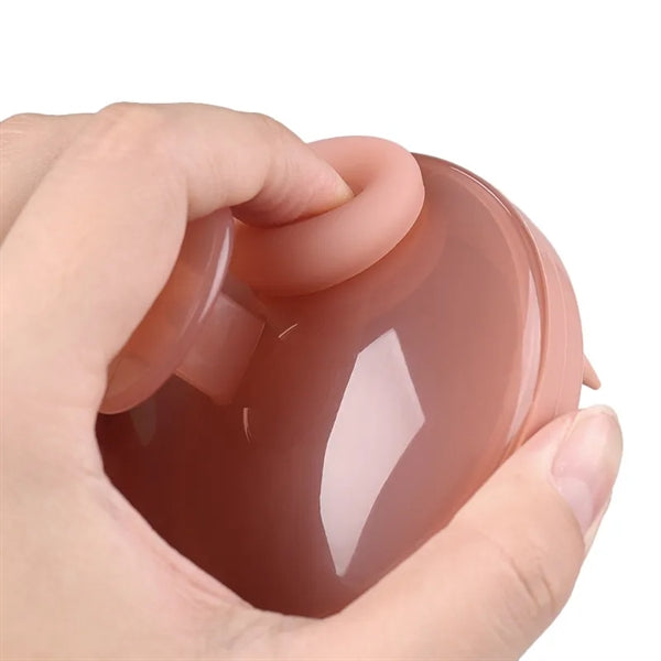 Silicone shampoo massage brush that presses out