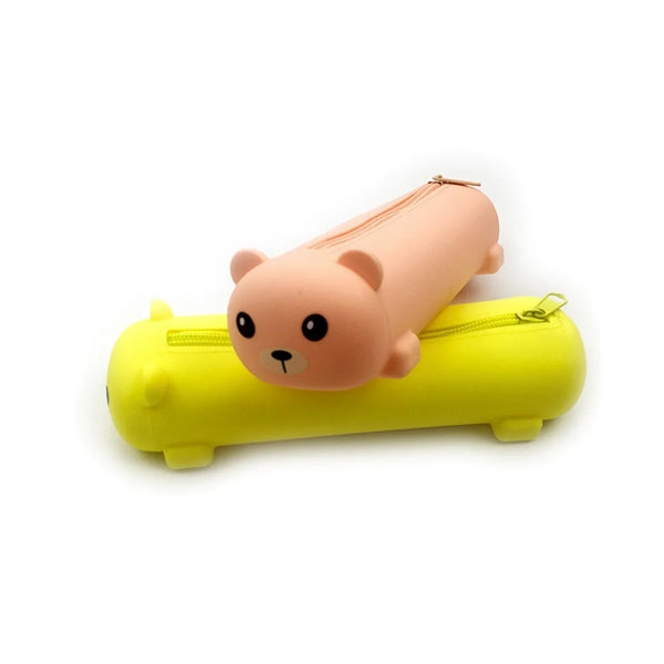 Candy Color Silicone Pen Case