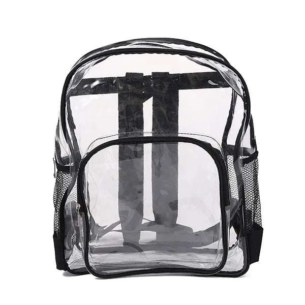 Premium Water Resistant Clear PVC Large Backpack