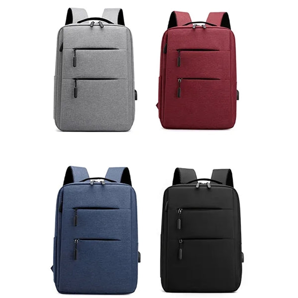 Large Business Laptop Backpack with USB Charging Port