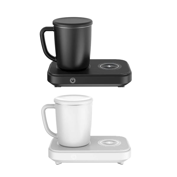 3 in 1 Heating Cooling Coffee Mug Warmer with 15W Wireless C