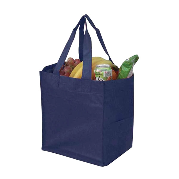 Pocketed Non-Woven Shopping Tote