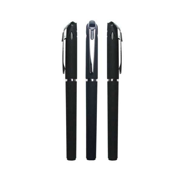 Frosted Plastic Black Gel Pen