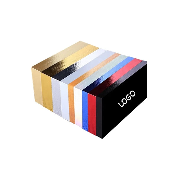 Cardboard Business Card With Golden Edge