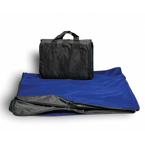 Picnic Blanket w/ Leatherette Patch