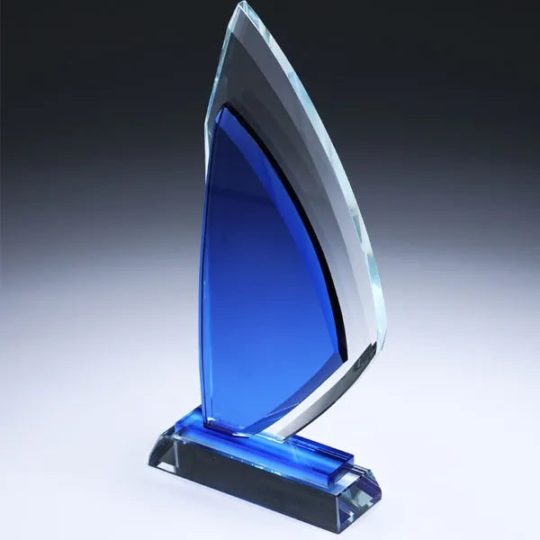 Blue Crystal Sailboat Award