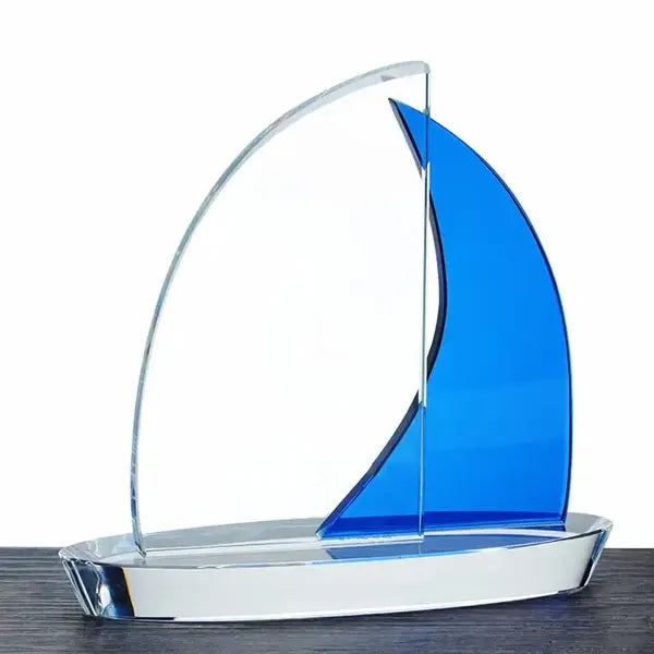 Sailboat Crystal Award