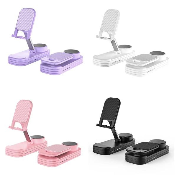 2 In 1 Folding Lifting Phone Stand Desktop Speaker 1800mAh