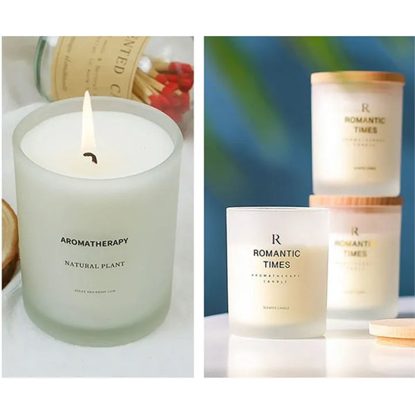 Frosted Luxury Candle with Gift Box