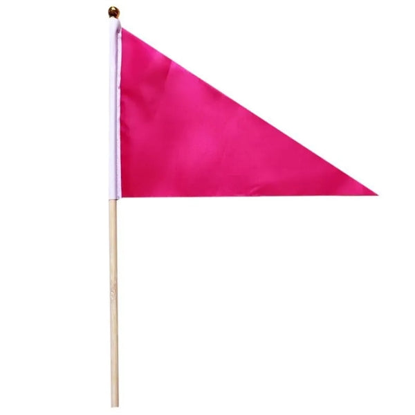 Solid Color Triangle Small Flag